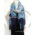65*180 Long Size Thin 100% Silk Material Scarves,Factory China Wholesale Chiffon Printed Shawl